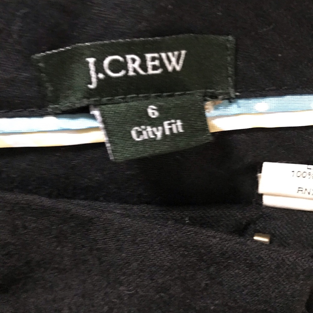 J. Crew black crop cuffed wool pant 6 - Picture 8 of 9